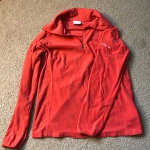 EUC pink Columbia fleece